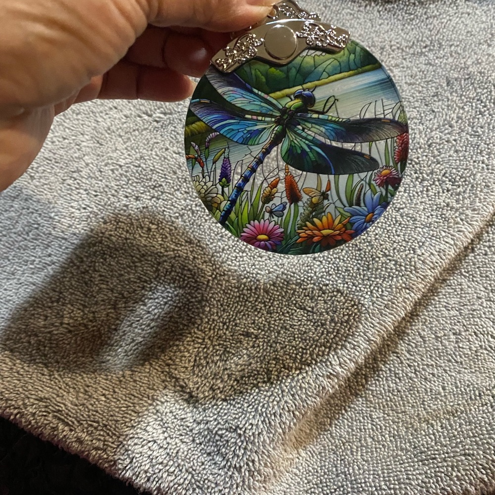 Colorful Dragonfly Art Piece